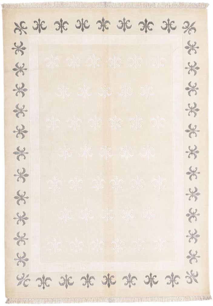 5' 8 x 8' Hand Knotted Darya Wool Rug