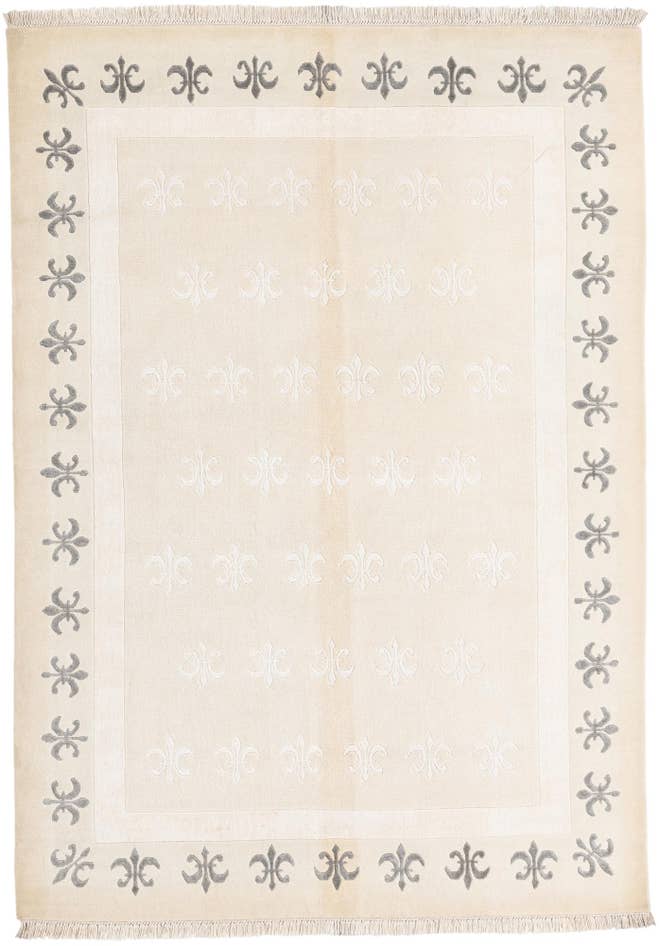 Detail image of 5' 8 x 8' Hand Knotted Darya Wool Rug