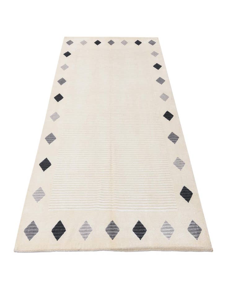 Detail image of 5' 9 x 8'  Hand Knotted Darya Wool Rug