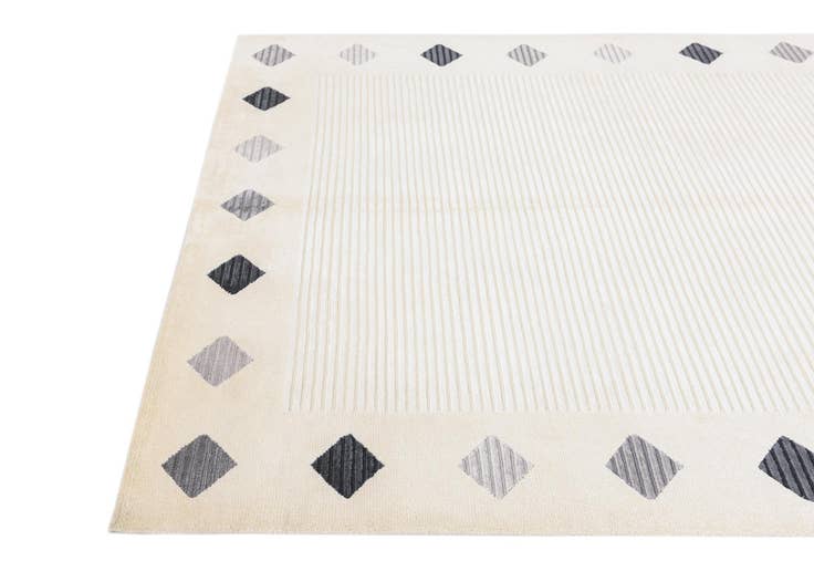 Detail image of 5' 9 x 8' Hand Knotted Darya Wool Rug