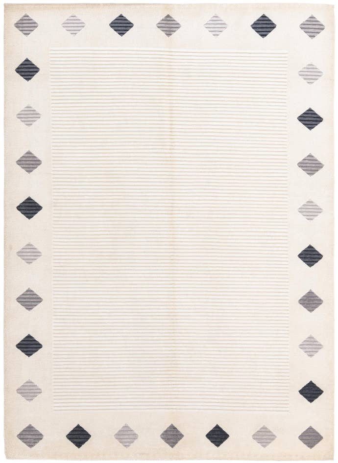 Detail image of 5' 9 x 8' Hand Knotted Darya Wool Rug