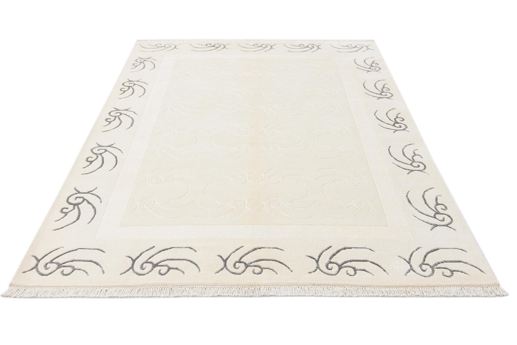5' 8 x 7' 10 Hand Knotted Darya Wool Rug