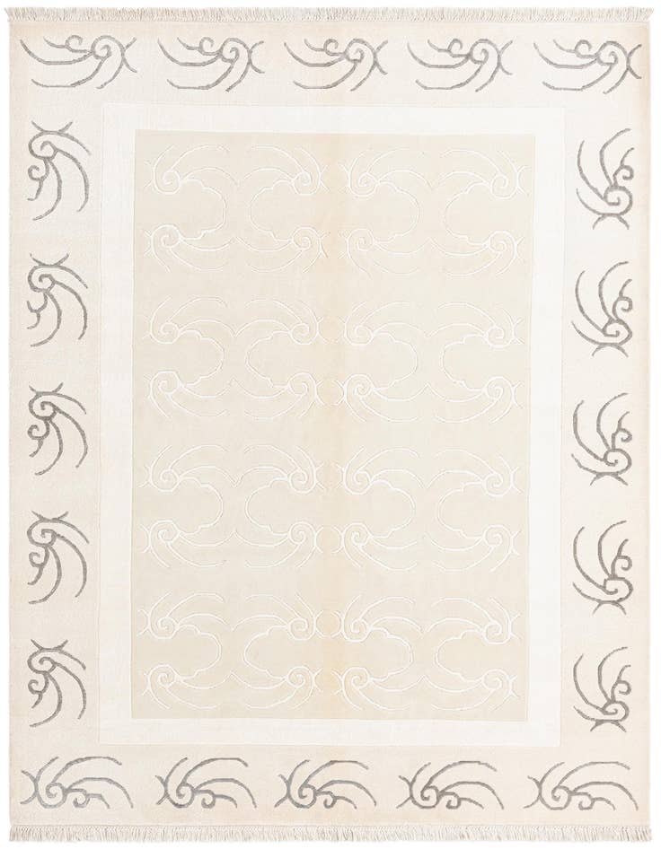 Detail image of 5' 8 x 7' 10 Hand Knotted Darya Wool Rug