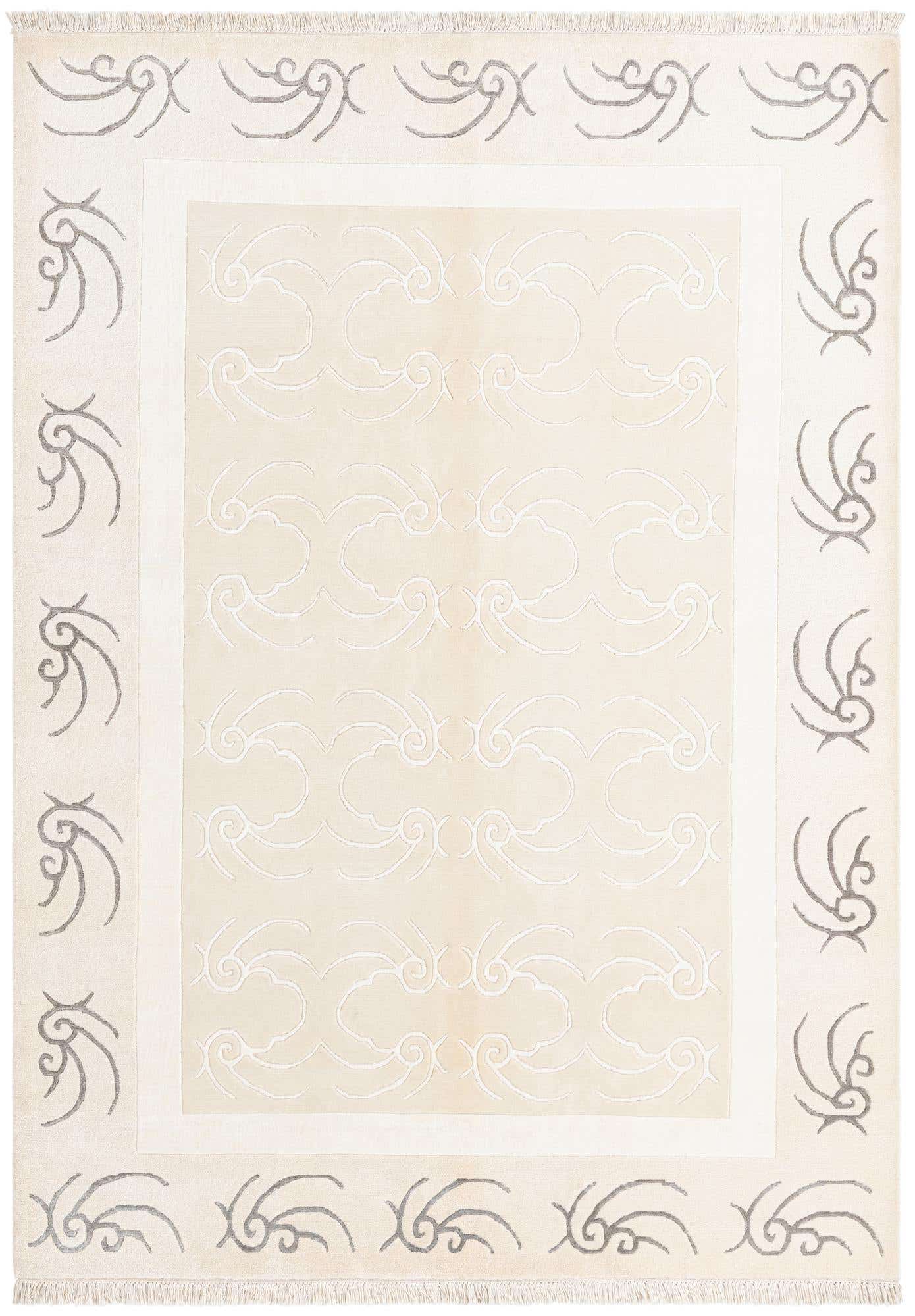 5' 8 x 7' 10 Hand Knotted Darya Wool Rug