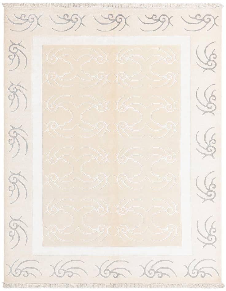 Detail image of 5' 5 x 8' Hand Knotted Darya Rug