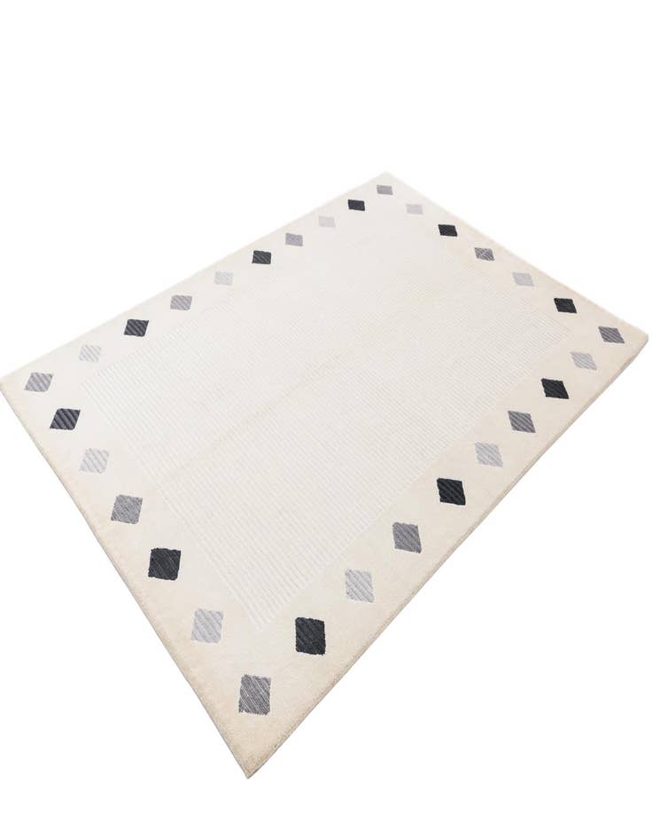 Detail image of 5' 9 x 7' 11  Hand Knotted Darya Wool Rug