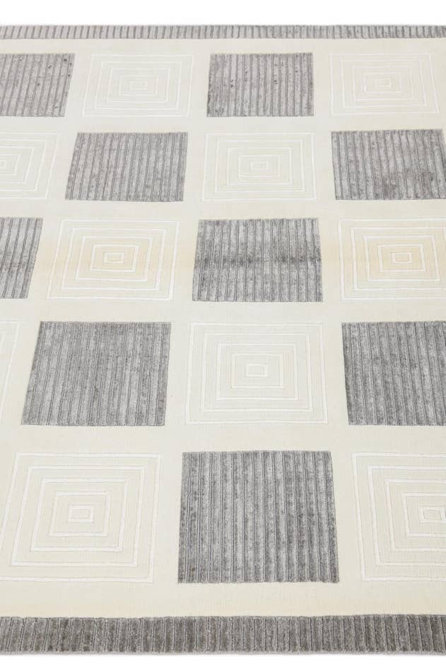 Detail image of 5' 10 x 8' 2 Hand Knotted Darya Wool Rug