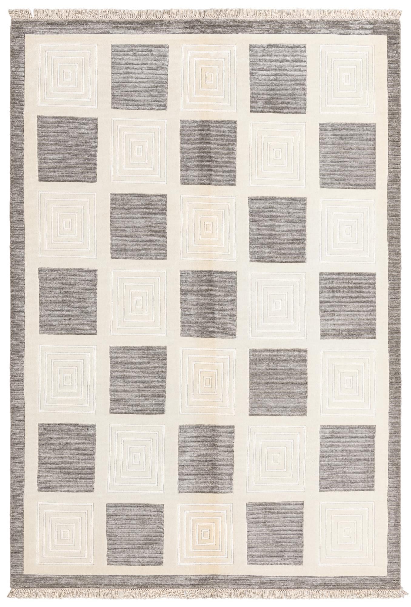 5' 10 x 8' 2 Hand Knotted Darya Wool Rug
