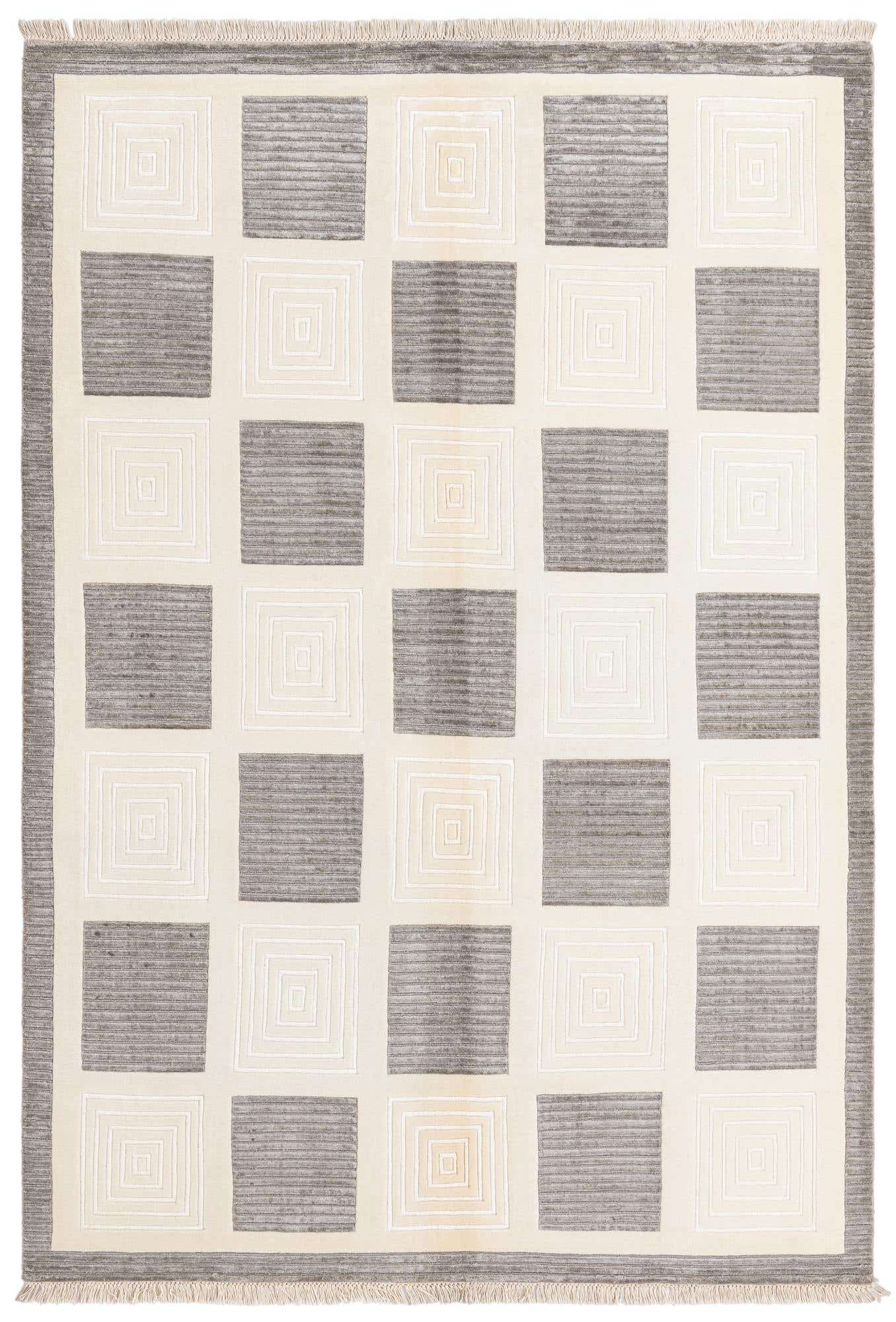 5' 10 x 8' 2 Hand Knotted Darya Wool Rug