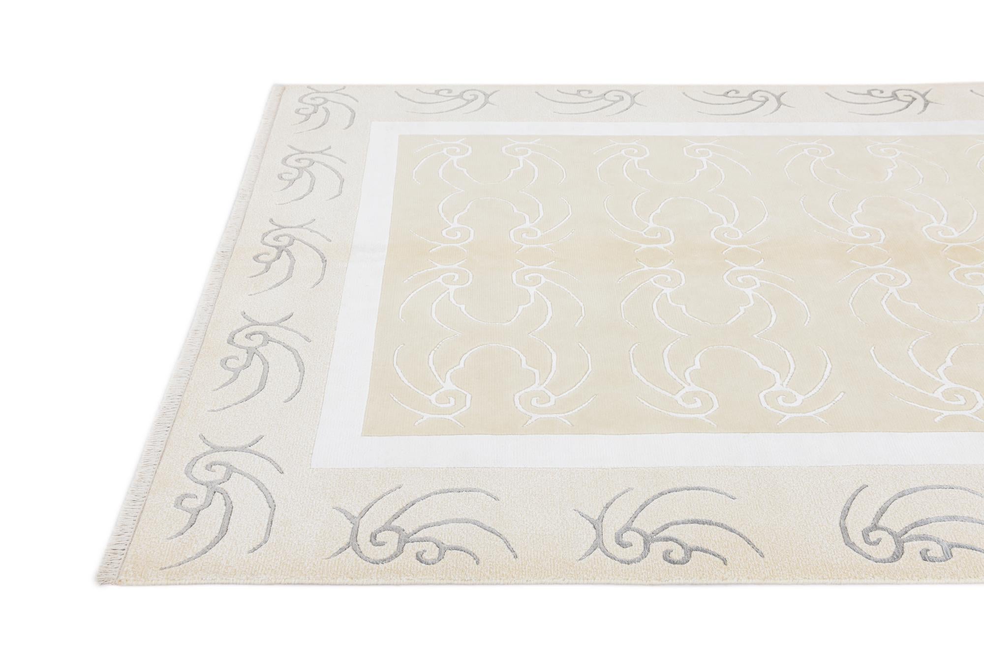 5' 5 x 7' 9 Hand Knotted Darya Wool Rug