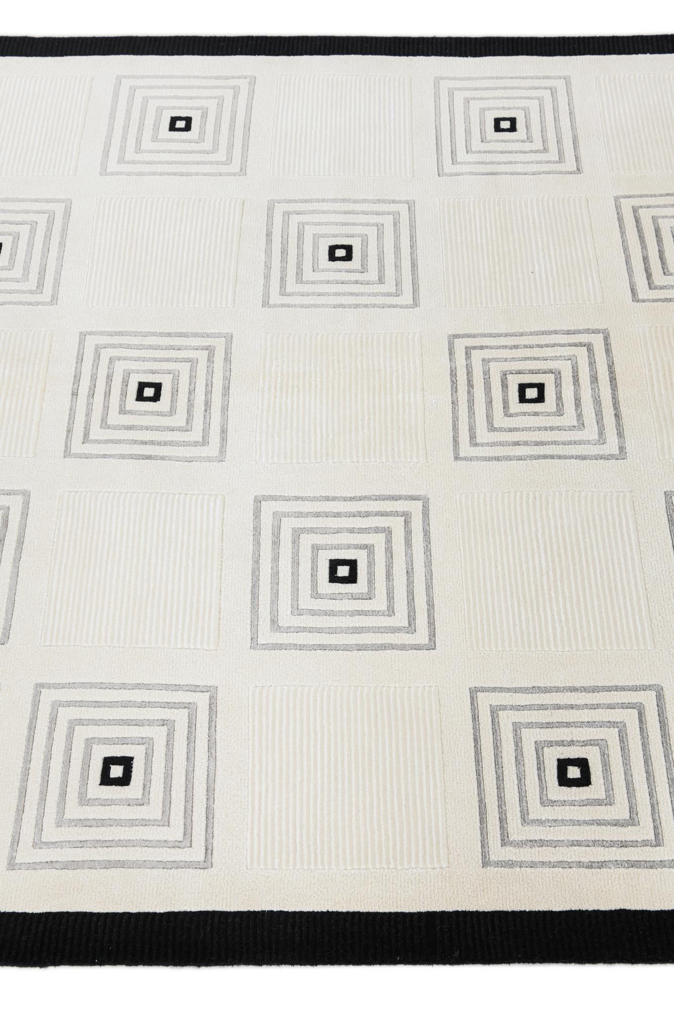 5' 7 x 7' 11 Hand Knotted Darya Wool Rug