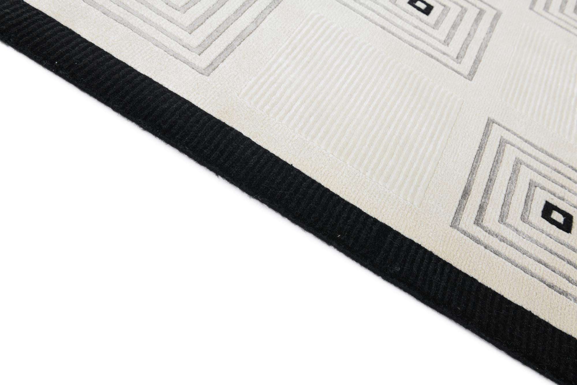 5' 7 x 7' 11 Hand Knotted Darya Wool Rug