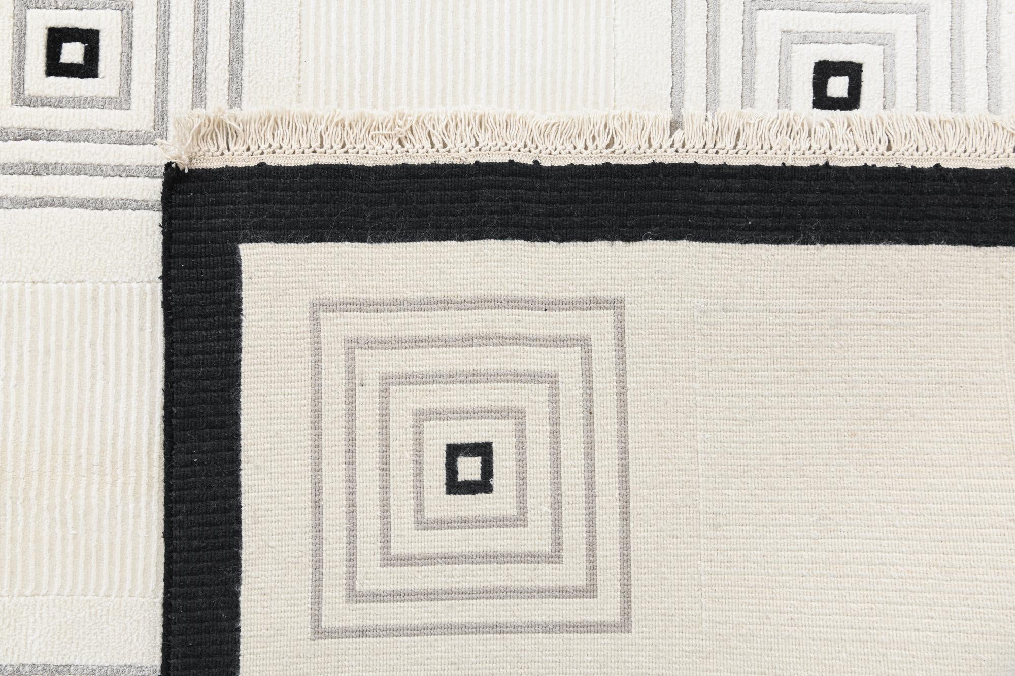 5' 7 x 7' 11 Hand Knotted Darya Wool Rug