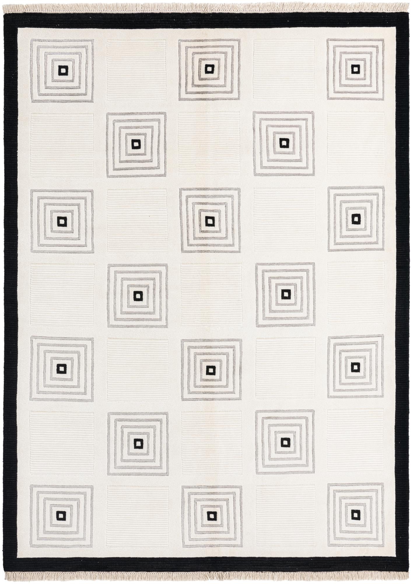 5' 7 x 7' 11 Hand Knotted Darya Wool Rug