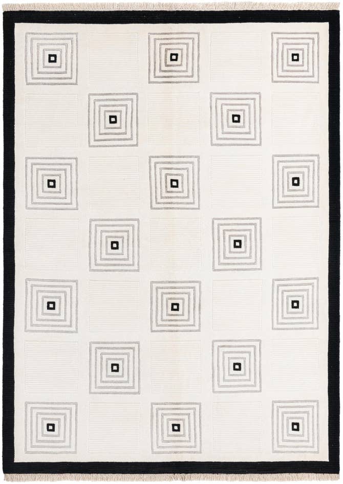 Detail image of 5' 7 x 7' 11 Hand Knotted Darya Wool Rug