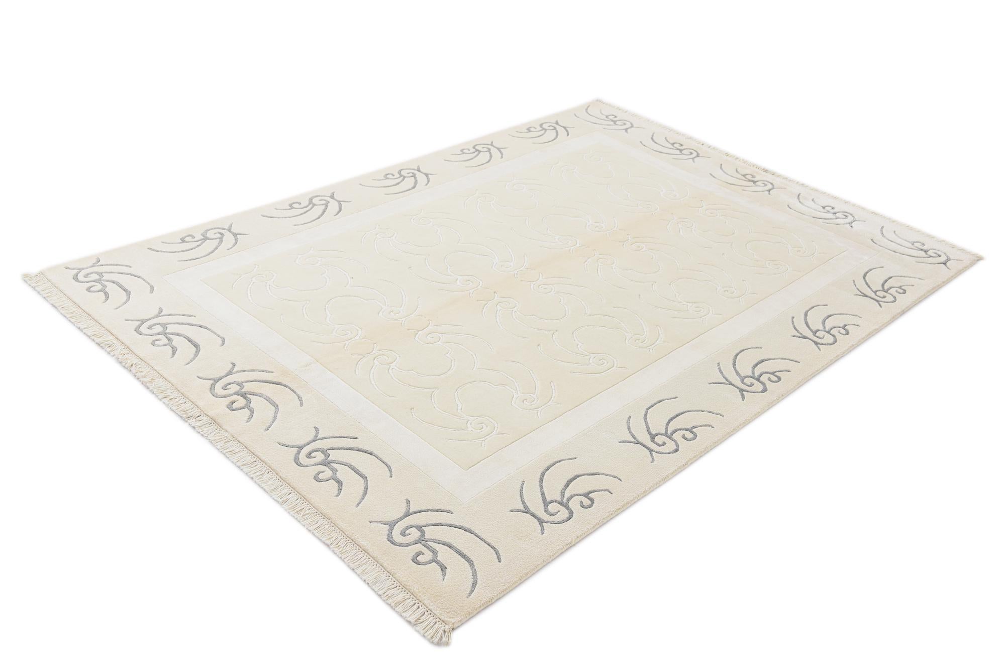 5' 5 x 7' 9 Hand Knotted Darya Wool Rug