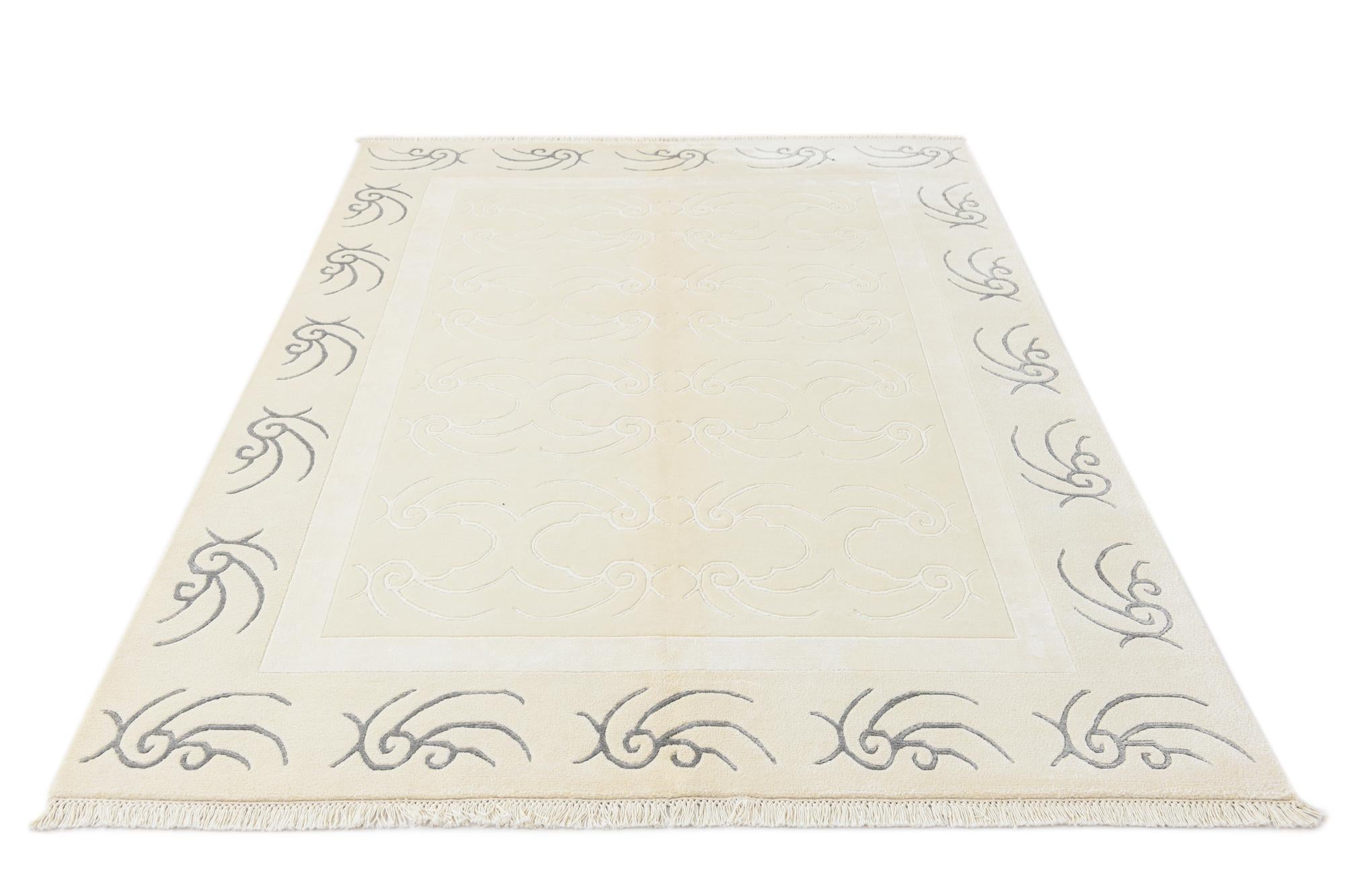 5' 5 x 7' 9 Hand Knotted Darya Wool Rug
