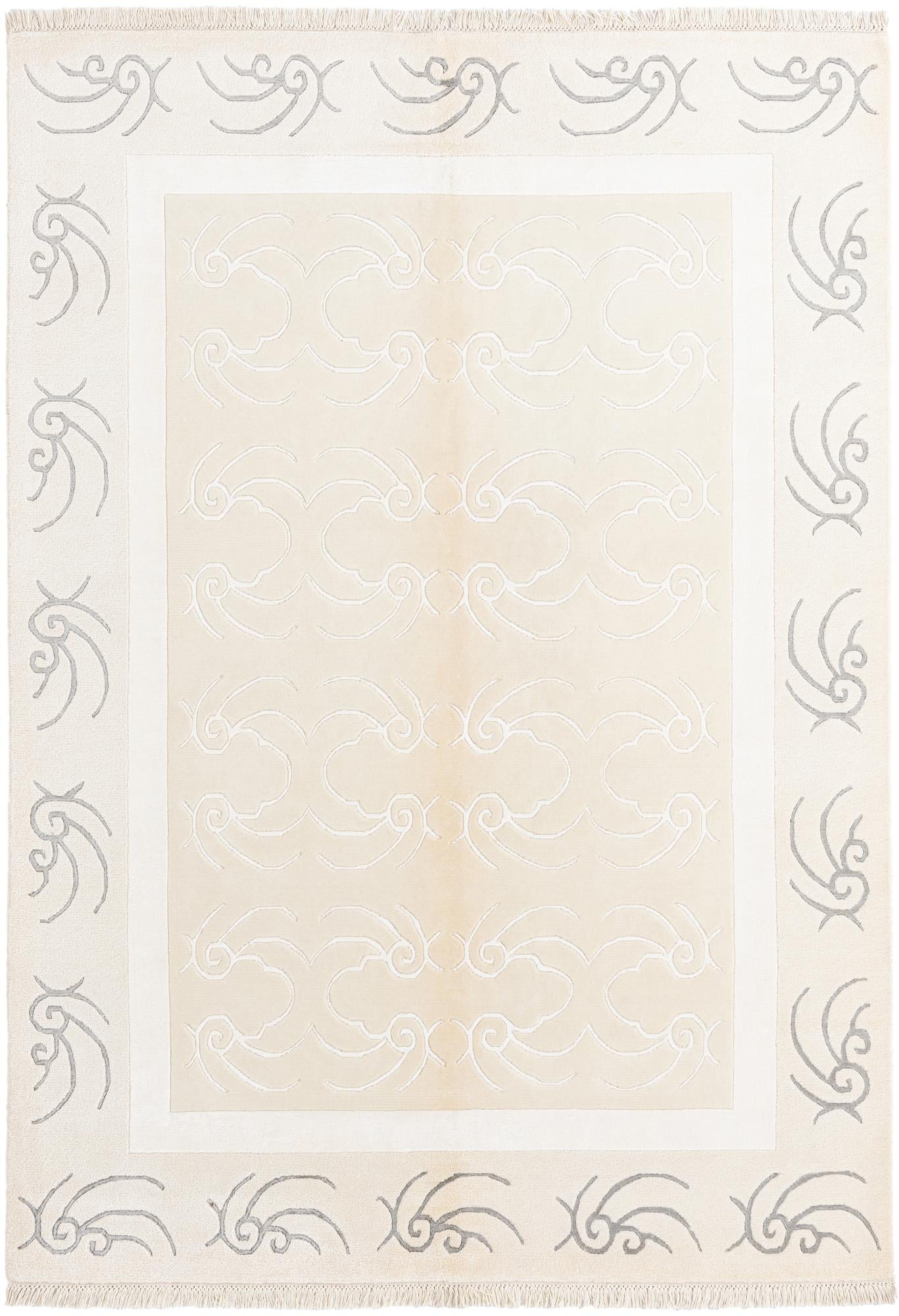 5' 5 x 7' 9 Hand Knotted Darya Wool Rug