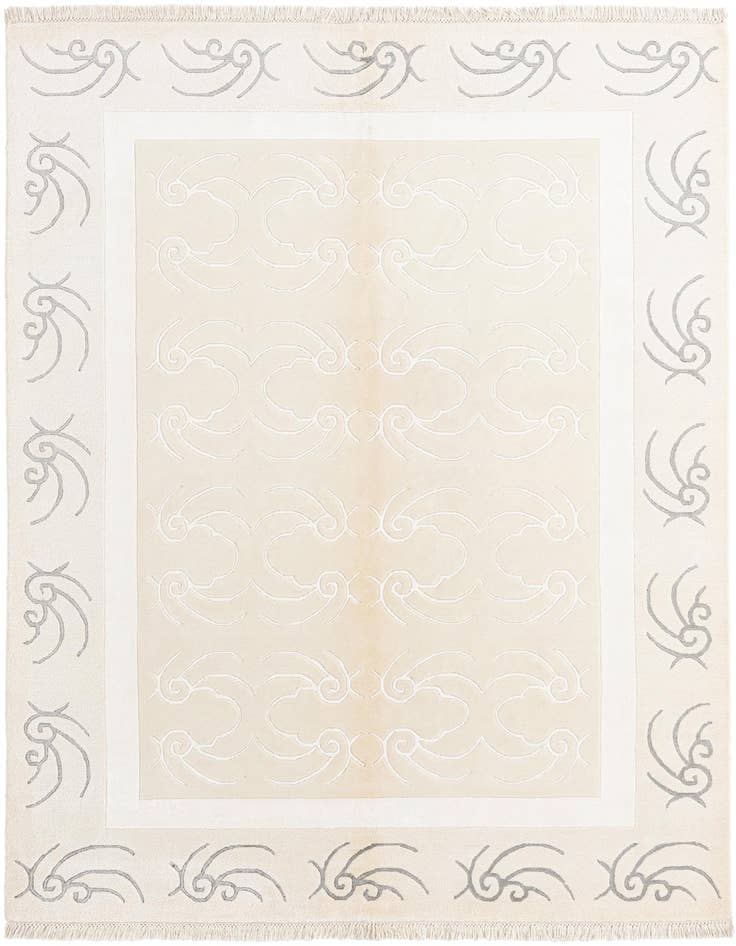 Detail image of 5' 5 x 7' 9 Hand Knotted Darya Wool Rug