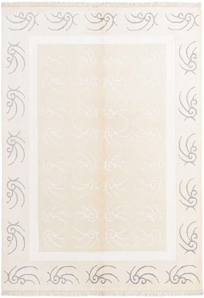 5' 5 x 7' 9 Hand Knotted Darya Wool Rug