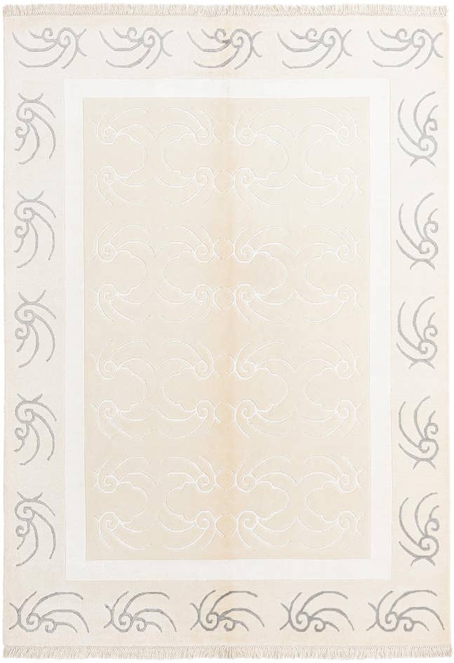 Detail image of 5' 5 x 7' 9 Hand Knotted Darya Wool Rug