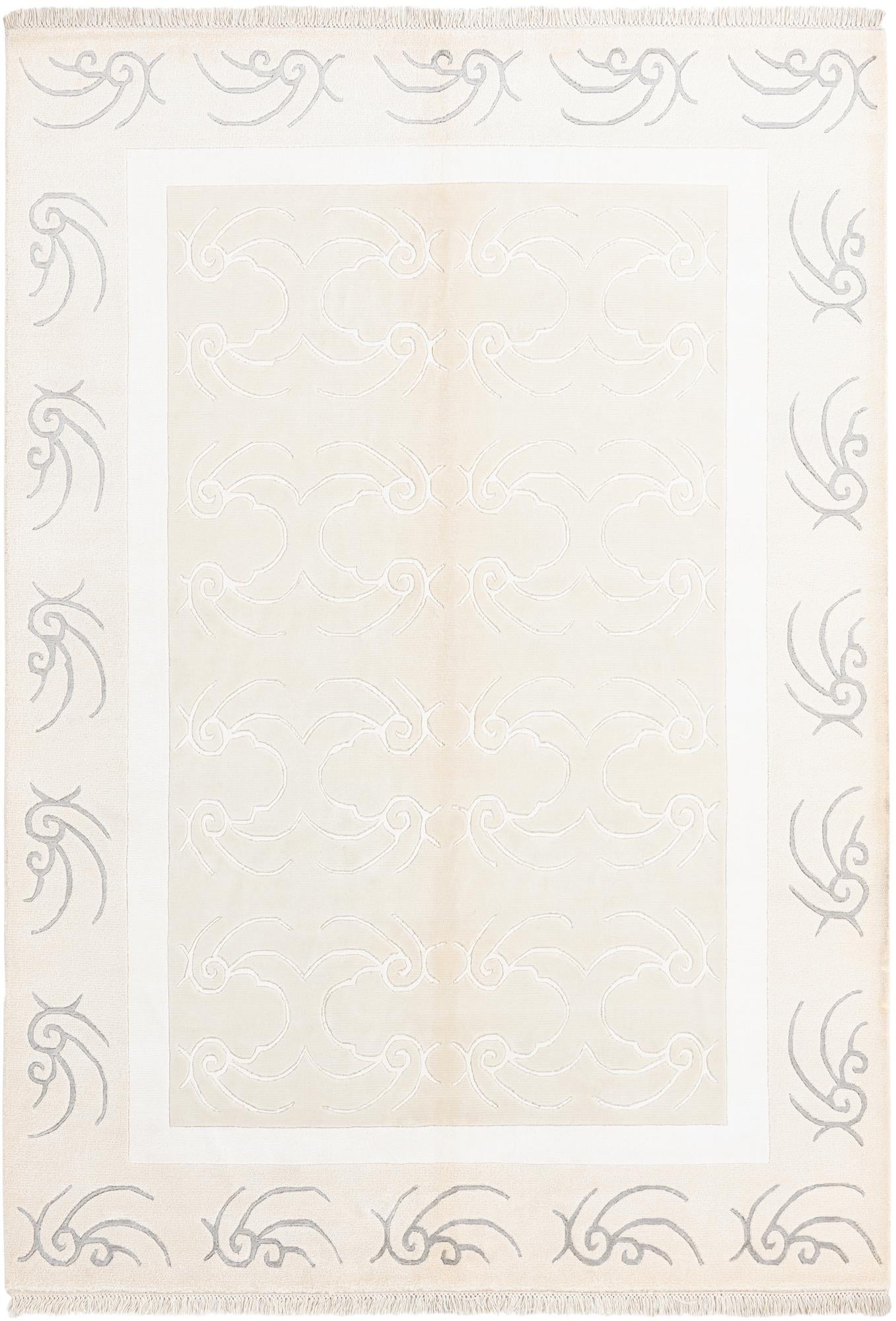 5' 7 x 7' 11 Hand Knotted Darya Wool Rug
