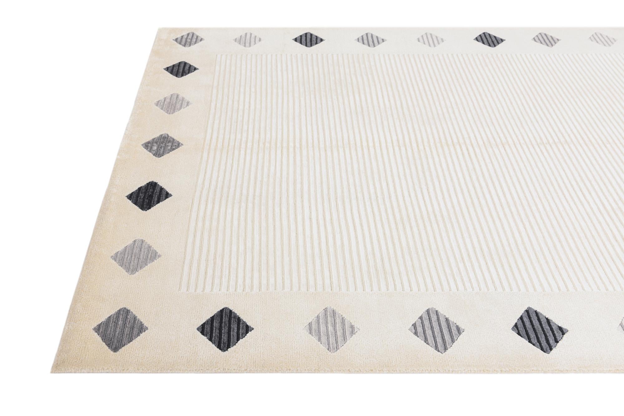 5' 7 x 7' 11 Hand Knotted Darya Wool Rug