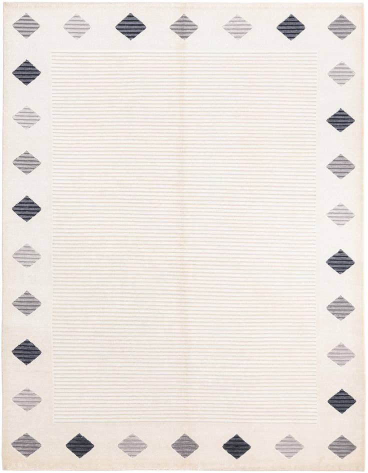 Detail image of 5' 7 x 7' 11 Hand Knotted Darya Wool Rug