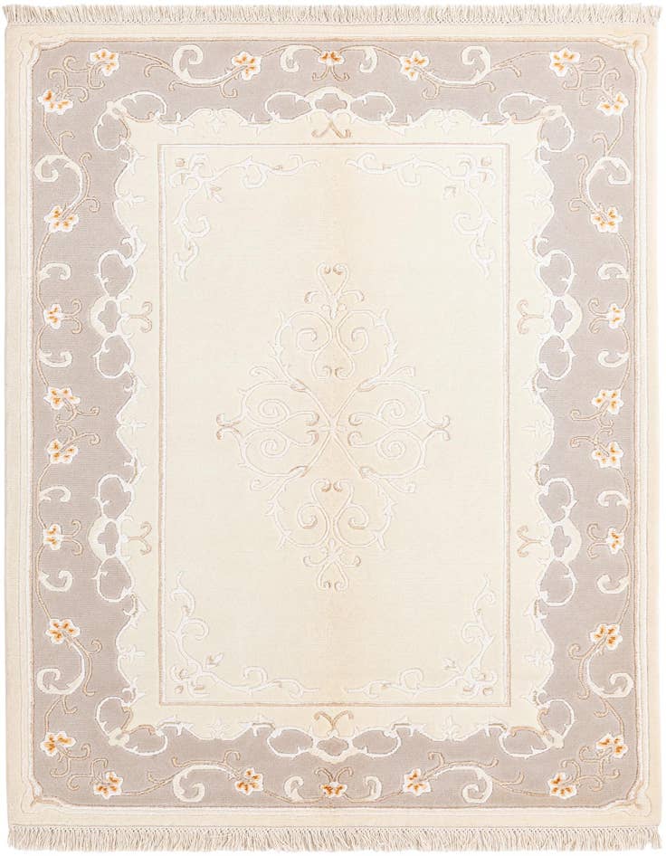 Detail image of 3' 11 x 5' 11 Hand Knotted Darya Wool Rug