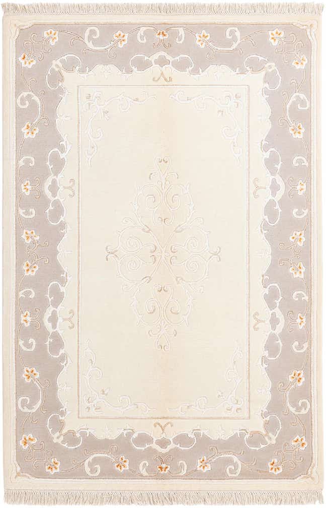 3' 11 x 5' 11 Hand Knotted Darya Wool Rug