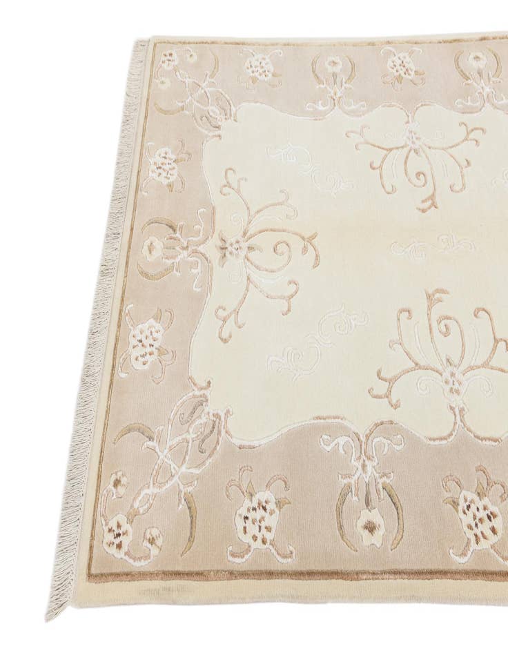 Detail image of 4' 1 x 6' 2  Hand Knotted Darya Rug