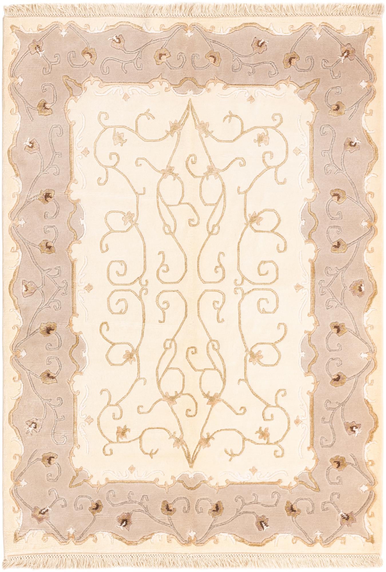 4' 2 x 5' 11 Hand Knotted Darya Rug