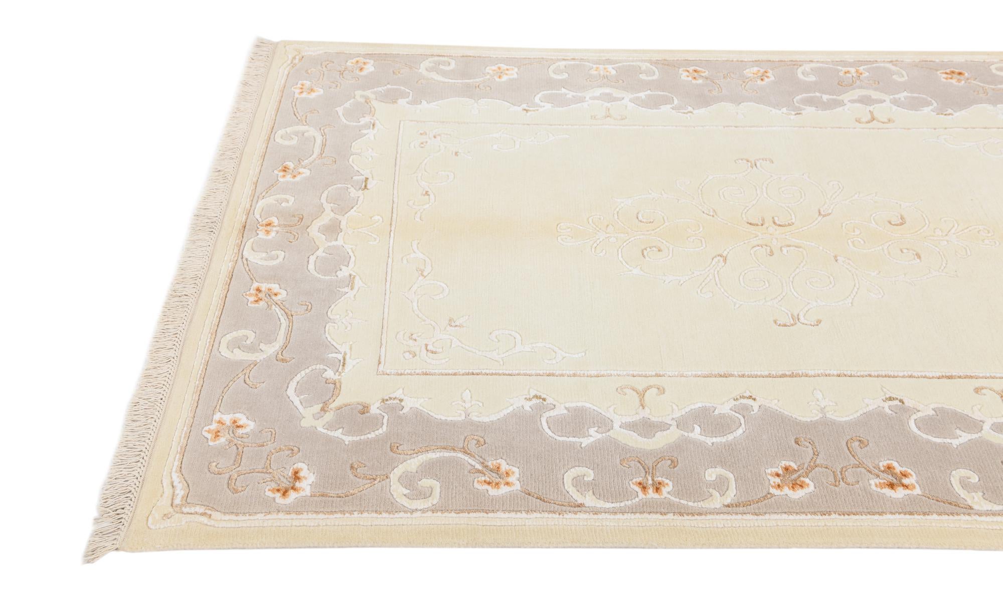 4' 1 x 6' Hand Knotted Darya Wool Rug