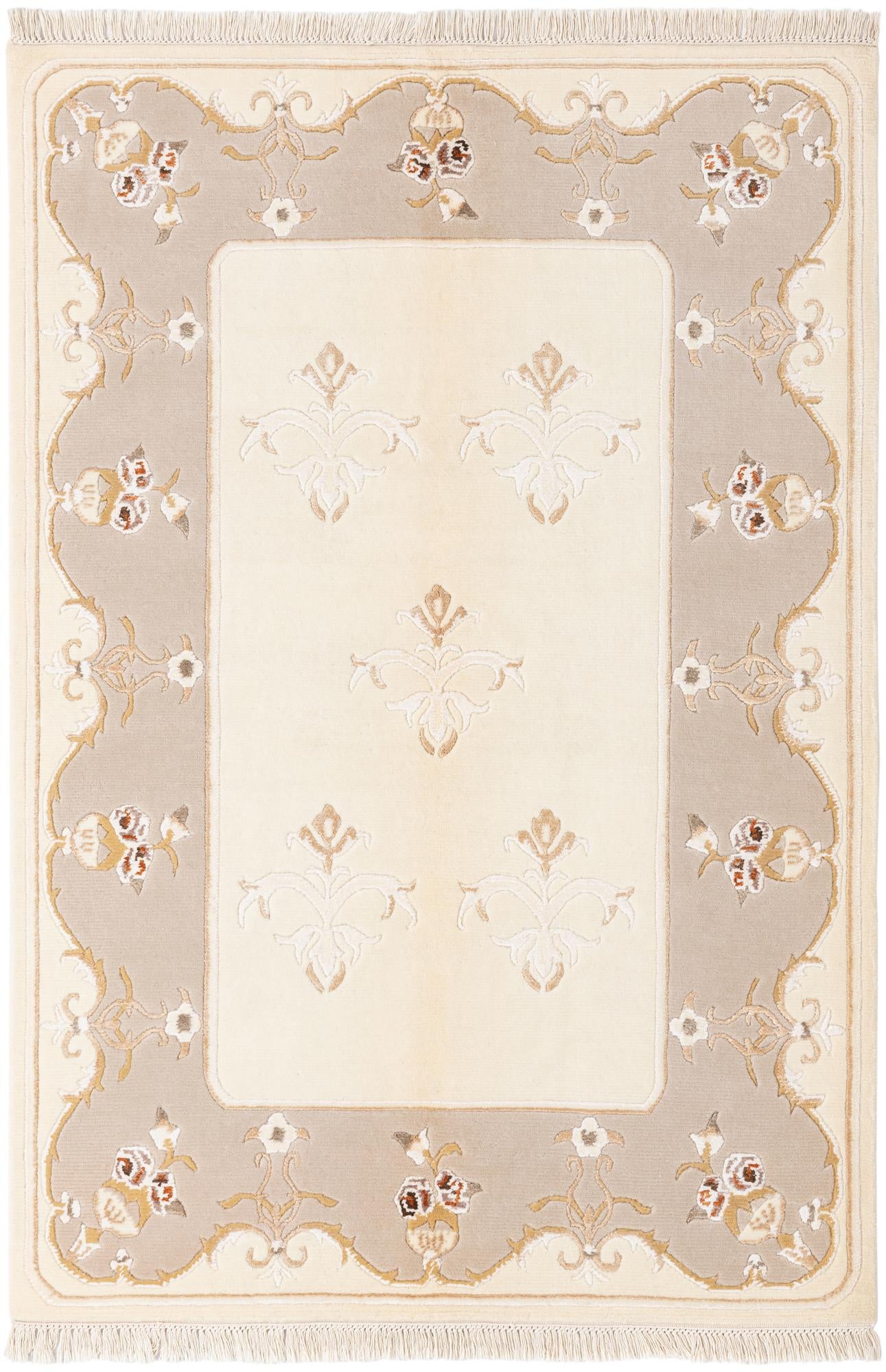 4' x 6' Hand Knotted Darya Wool Rug