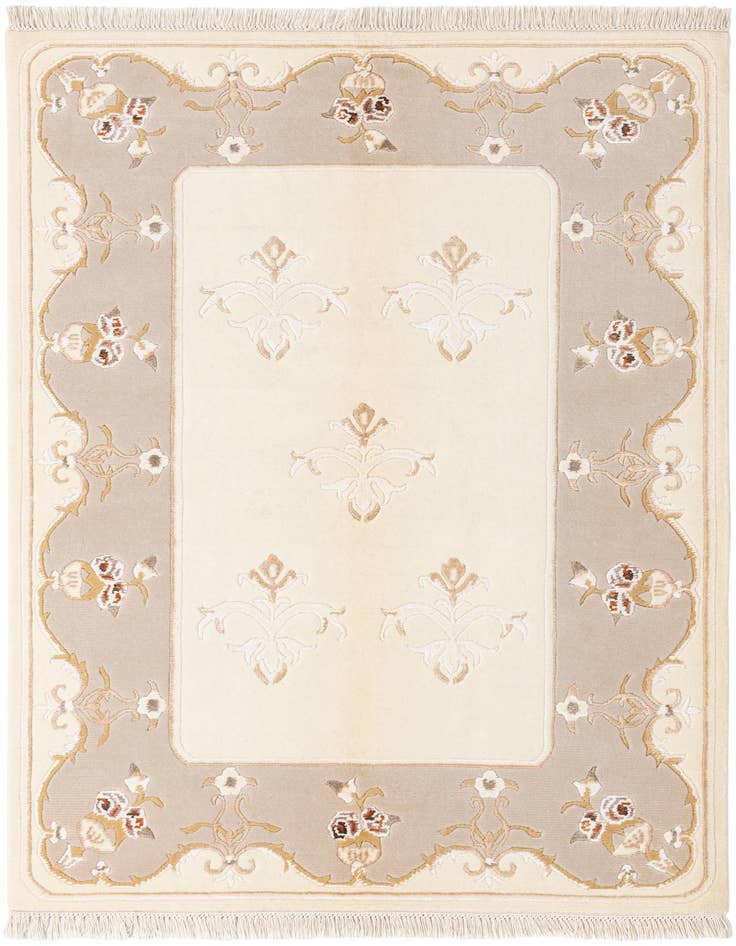 Detail image of 4' x 6' Hand Knotted Darya Wool Rug