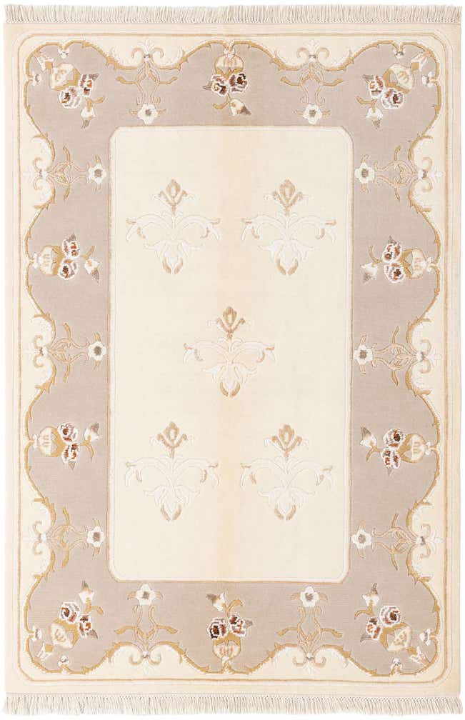 4' x 6' Hand Knotted Darya Wool Rug