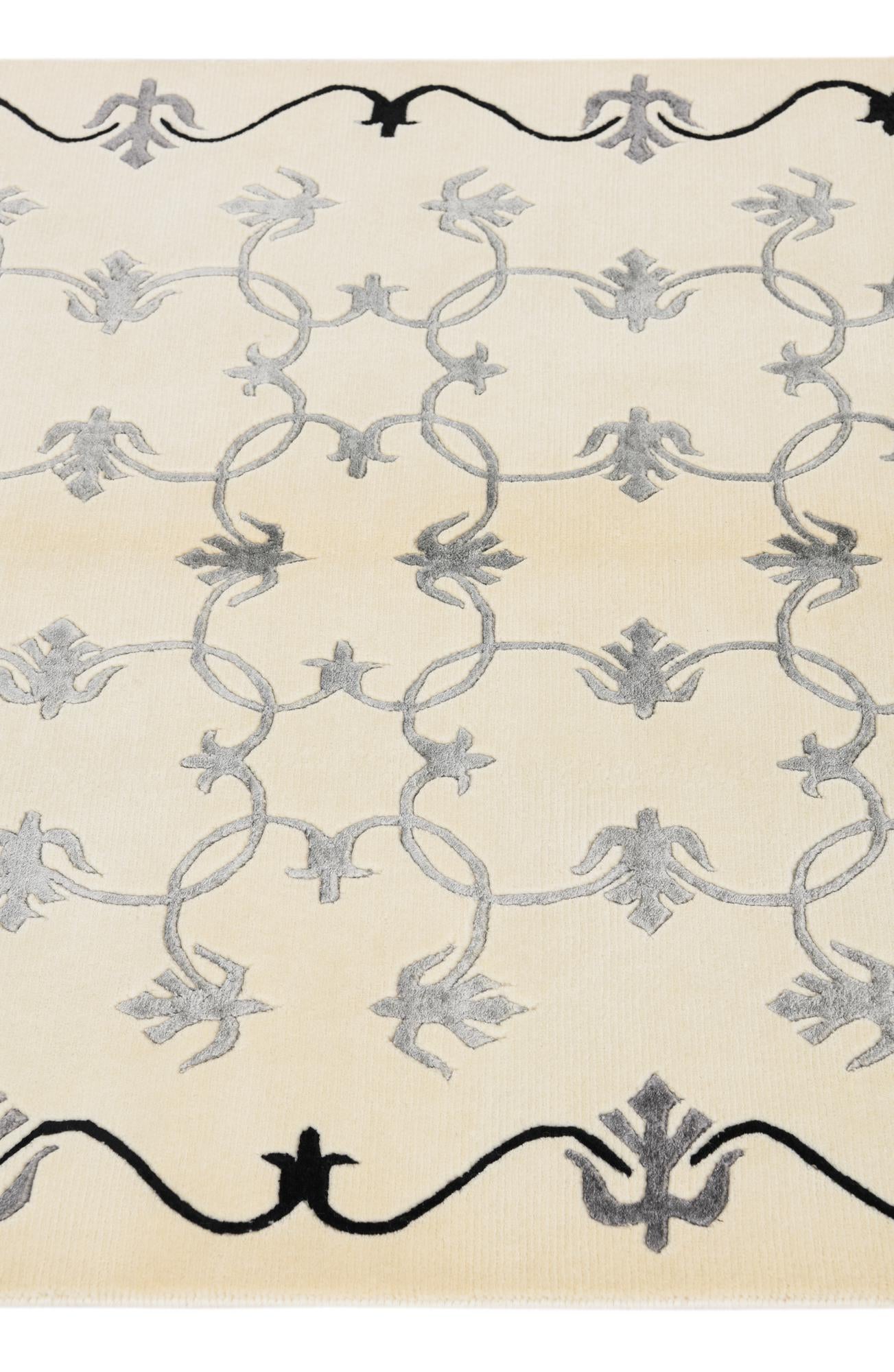 4' x 5' 11 Hand Knotted Darya Wool Rug