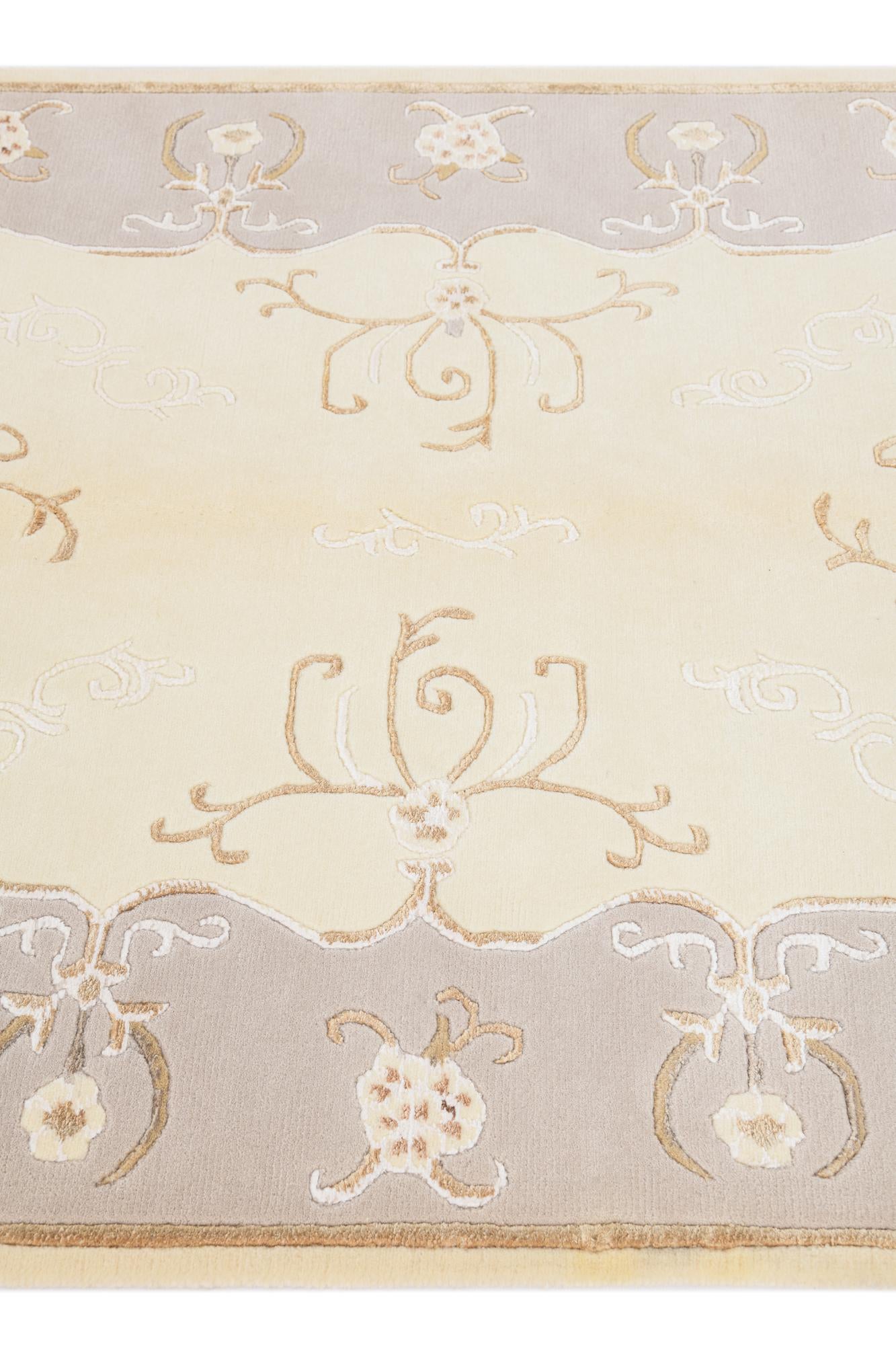 4' 2 x 5' 10 Hand Knotted Darya Wool Rug
