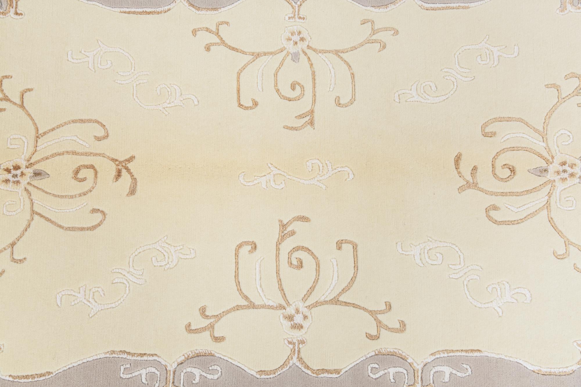4' 2 x 5' 10 Hand Knotted Darya Wool Rug