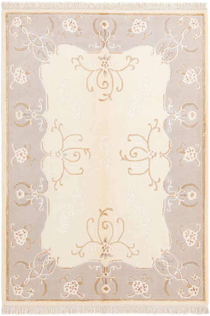 4' 2 x 5' 10 Hand Knotted Darya Wool Rug