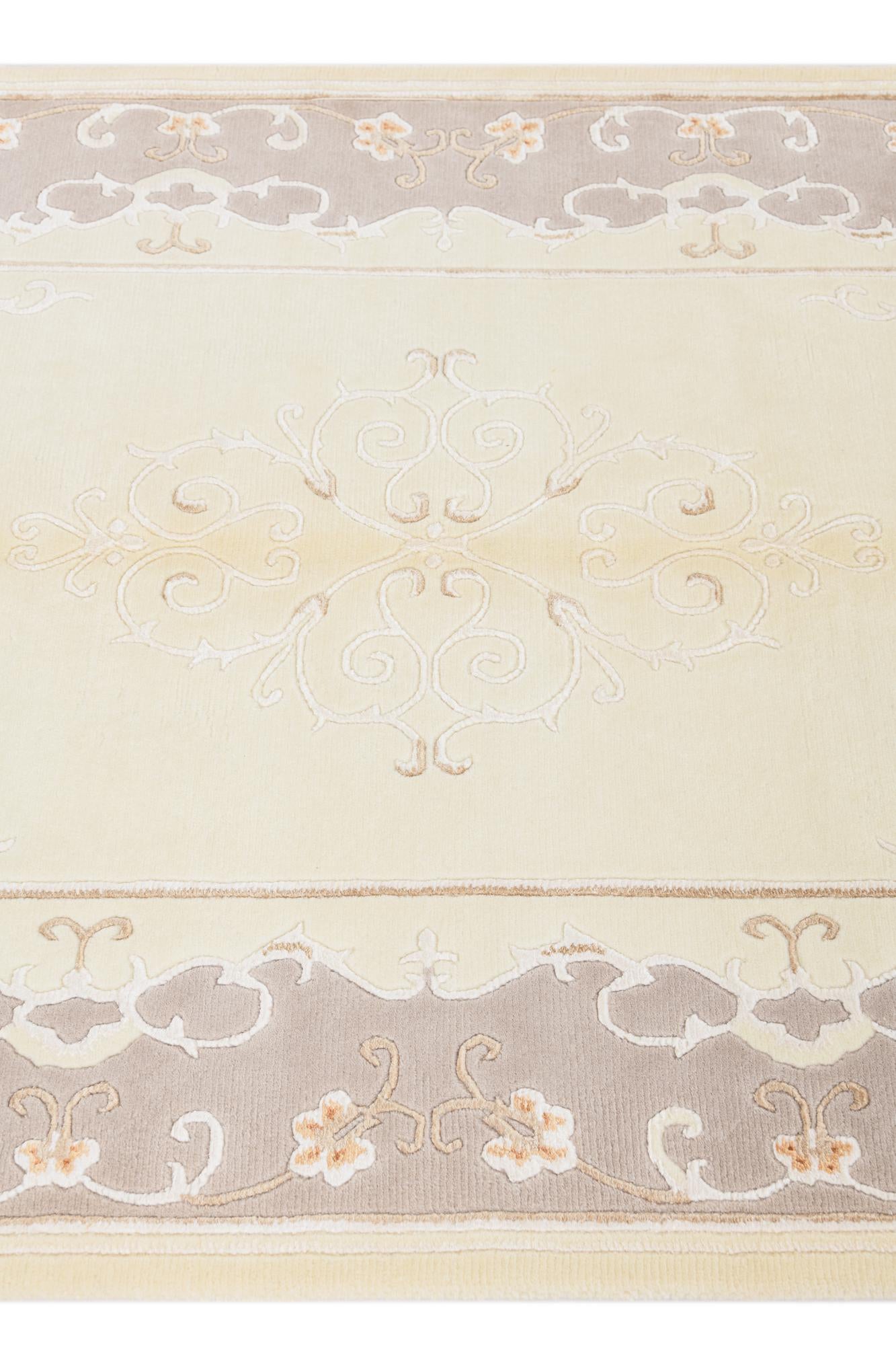 4' x 5' 10 Hand Knotted Darya Wool Rug
