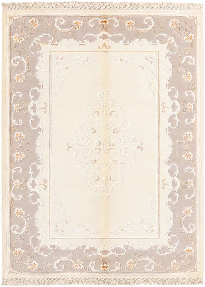 4' x 5' 10 Hand Knotted Darya Wool Rug
