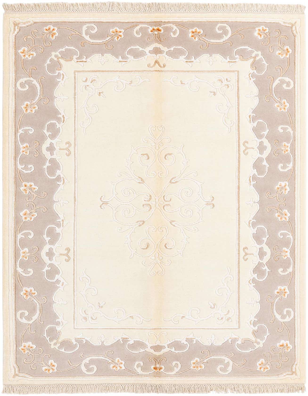 4' x 5' 10 Hand Knotted Darya Wool Rug