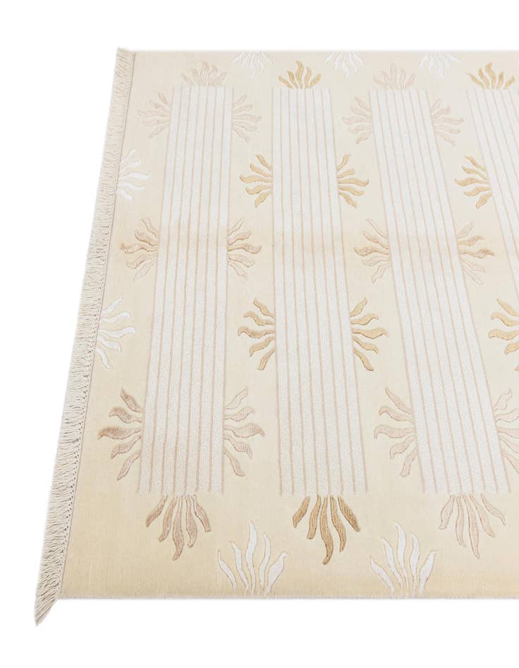 Detail image of 4' 1 x 6'  Hand Knotted Darya Wool Rug