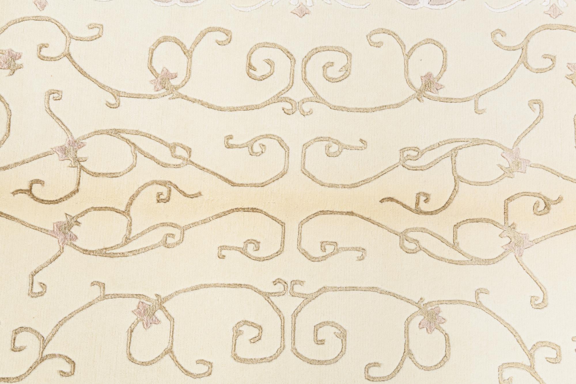 4' 2 x 5' 11 Hand Knotted Darya Wool Rug