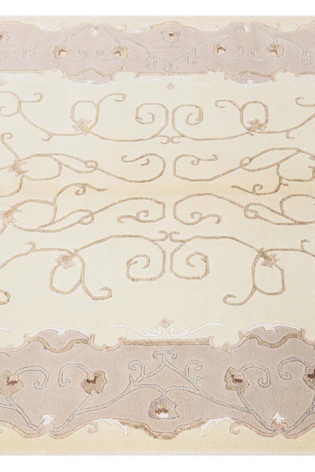 Detail image of 4' 1 x 5' 11 Hand Knotted Darya Wool Rug