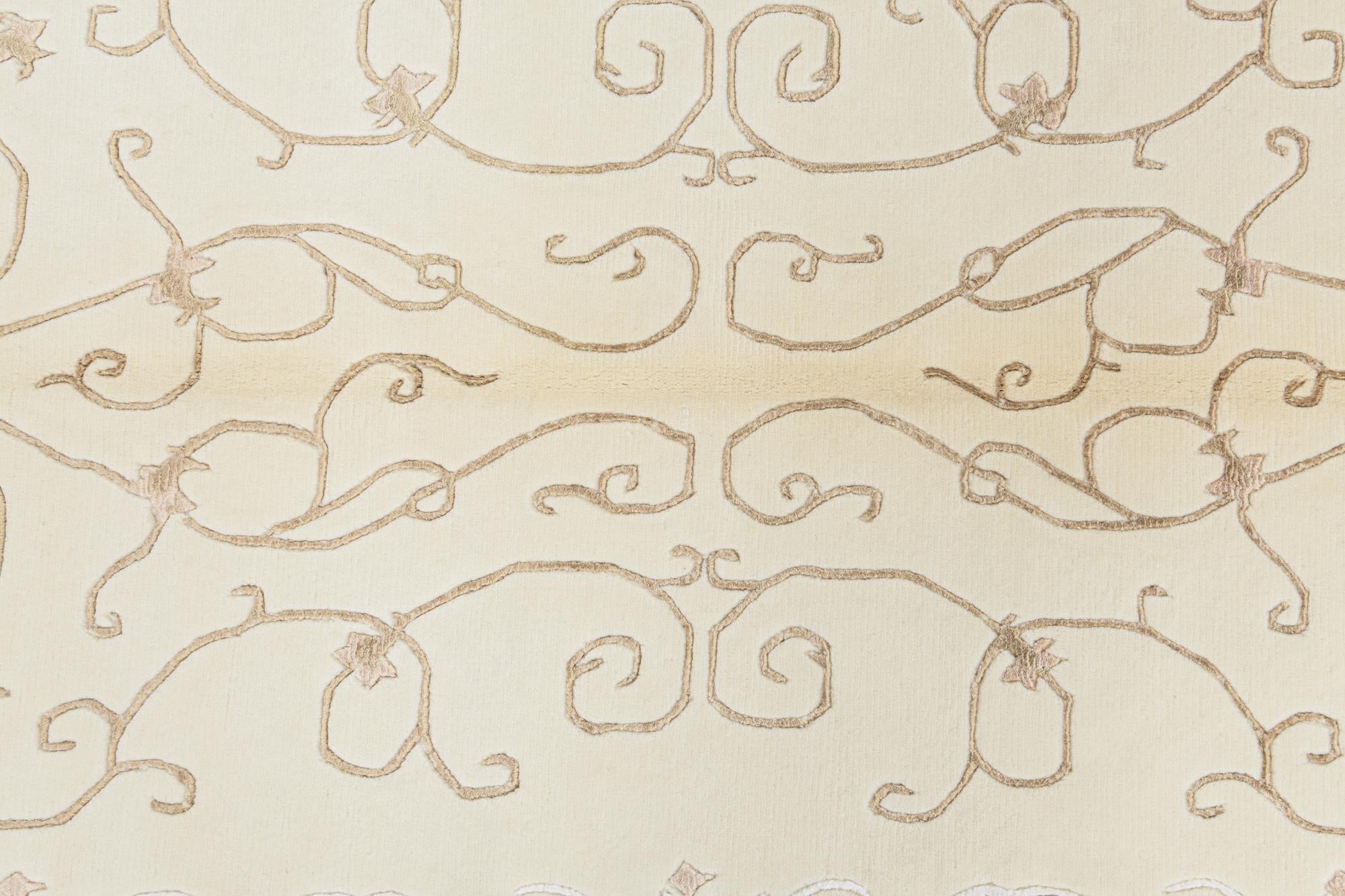4' 1 x 5' 11 Hand Knotted Darya Wool Rug