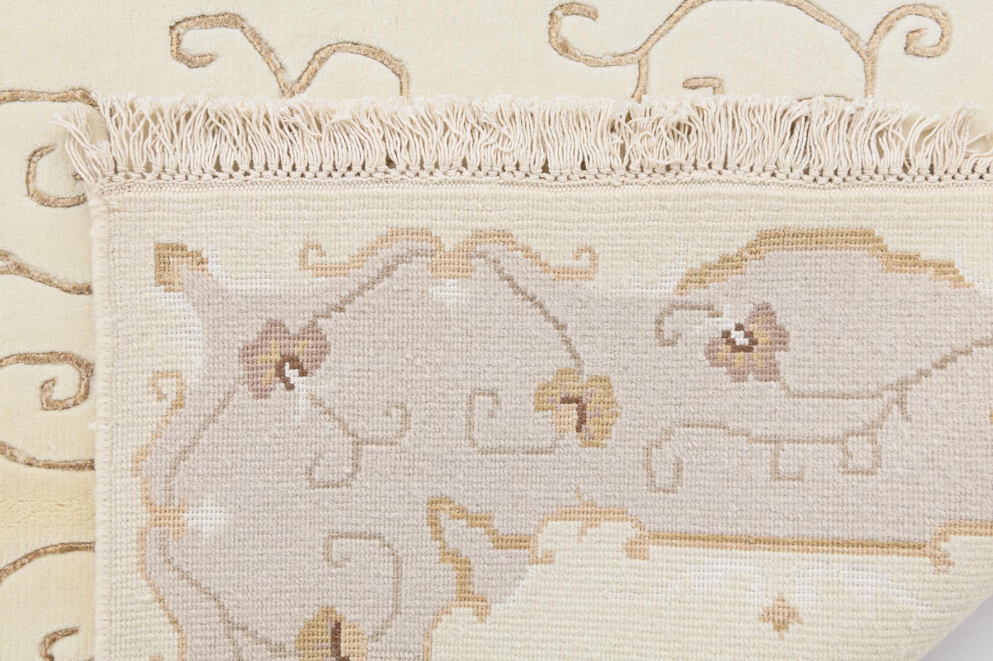 4' 1 x 5' 11 Hand Knotted Darya Wool Rug