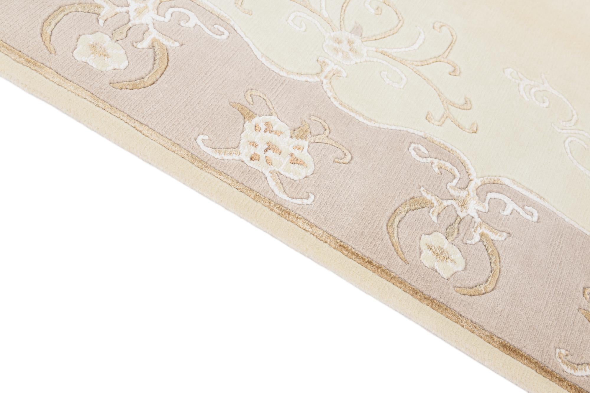 3' 11 x 5' 11 Hand Knotted Darya Wool Rug