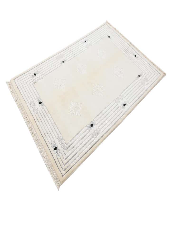 3' 11 x 5' 11 Hand Knotted Darya Wool Rug